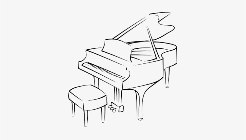 Пианино рисунок