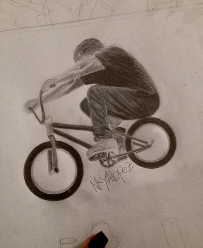 BMX карандашом