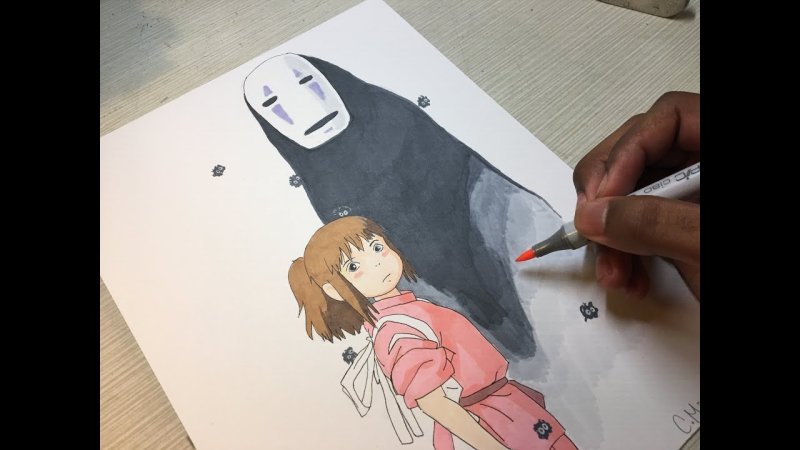 Рисунки для скетчбука Унесенные призраками