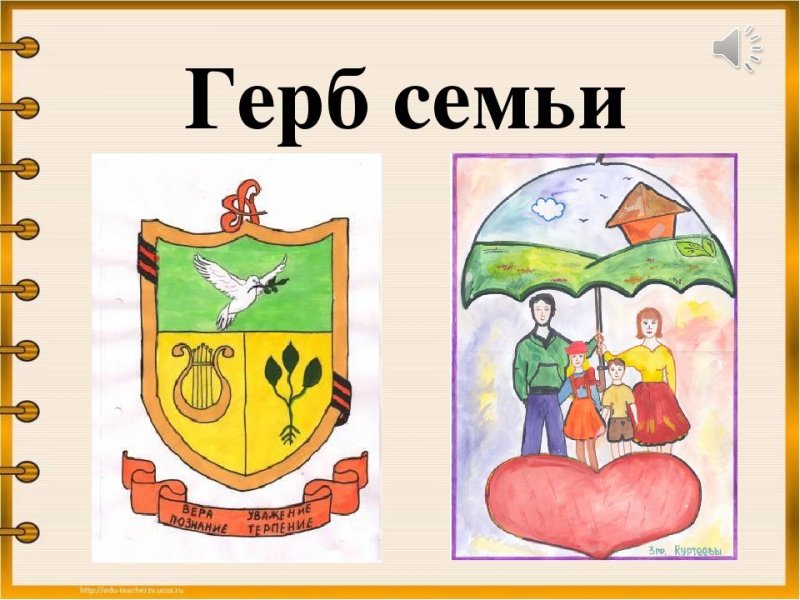 Герб семьи красивый