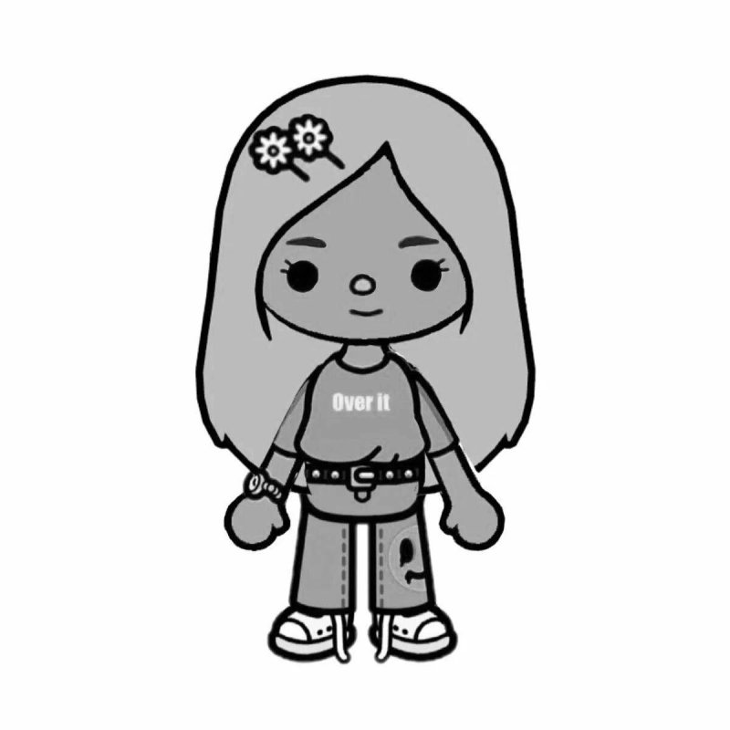 Разукрашка тока бока одежда