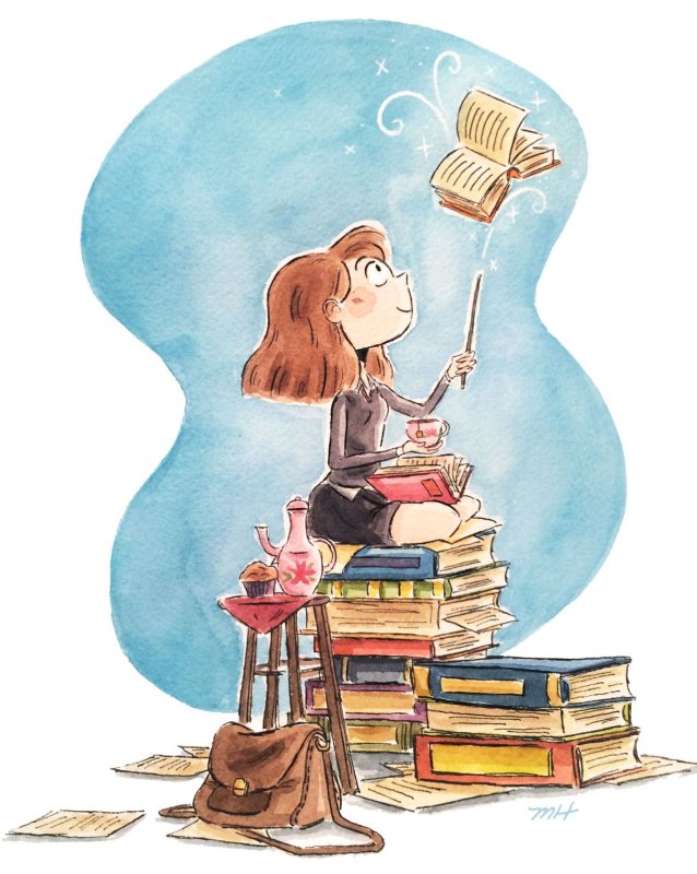 Чтение книг