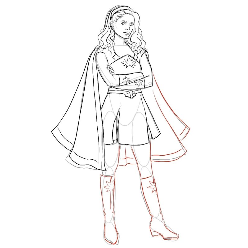 Старлайт для раскраски сериал пацаны