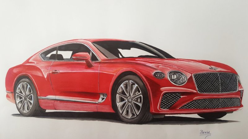 Bentley Continental gt 2022 White