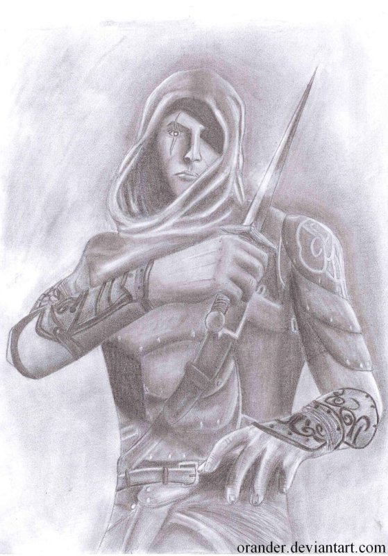 Вор рисунок карандашом