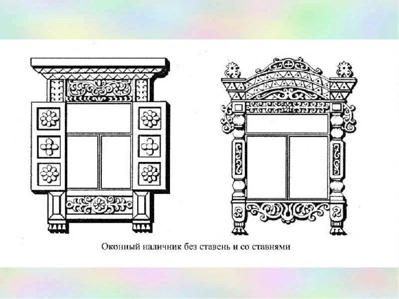 Резное окно для рисования