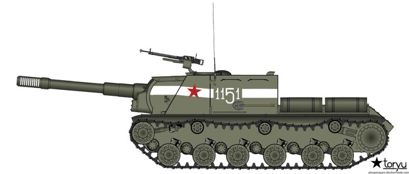Су 152 рисунок сбоку