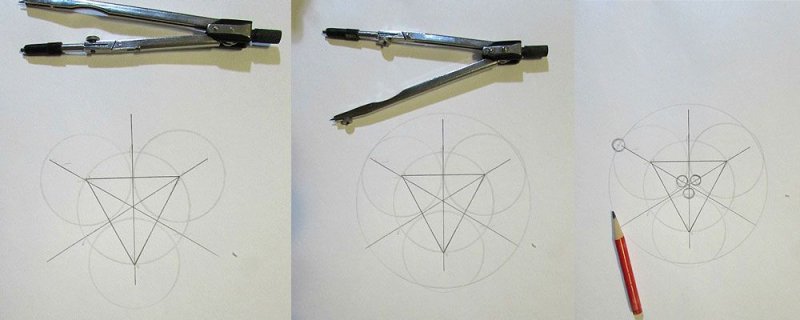 Рисование циркулем