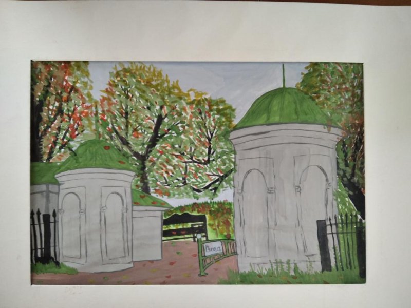 Рисунок Ясной Поляны на конкурс