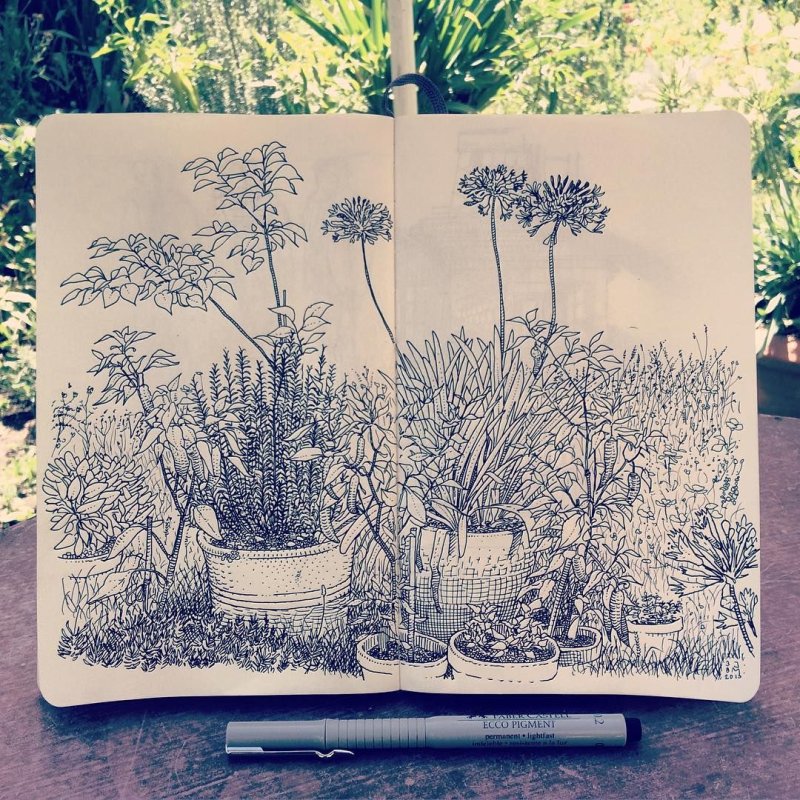 для скетчбука рисунки