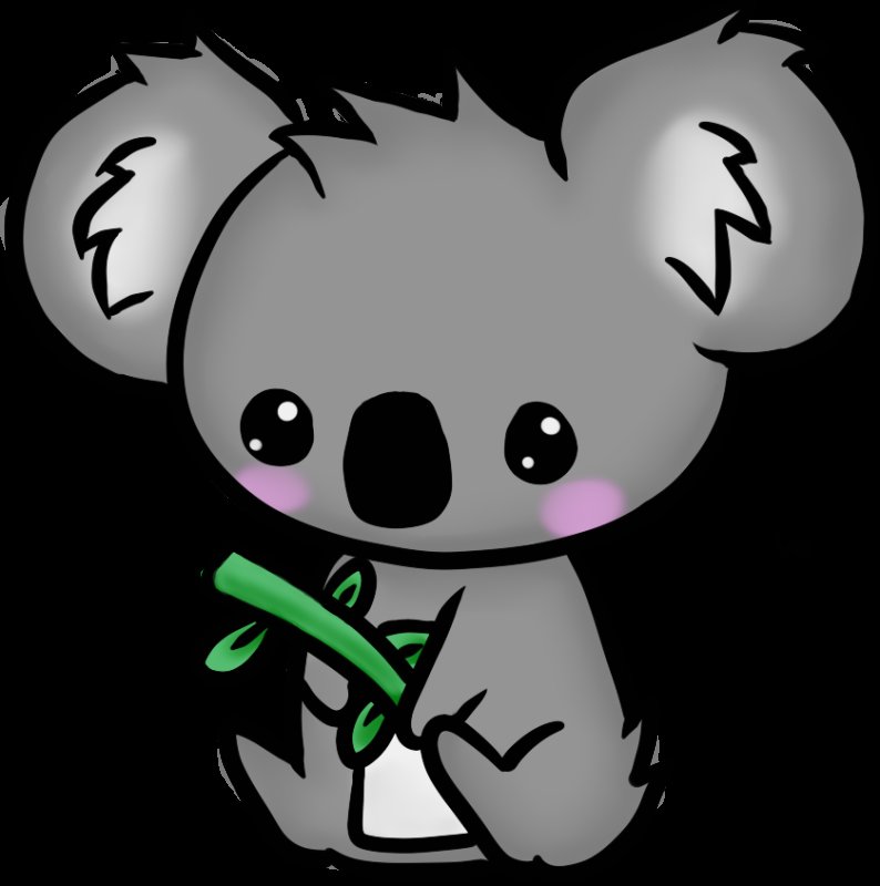 Коала рисунок