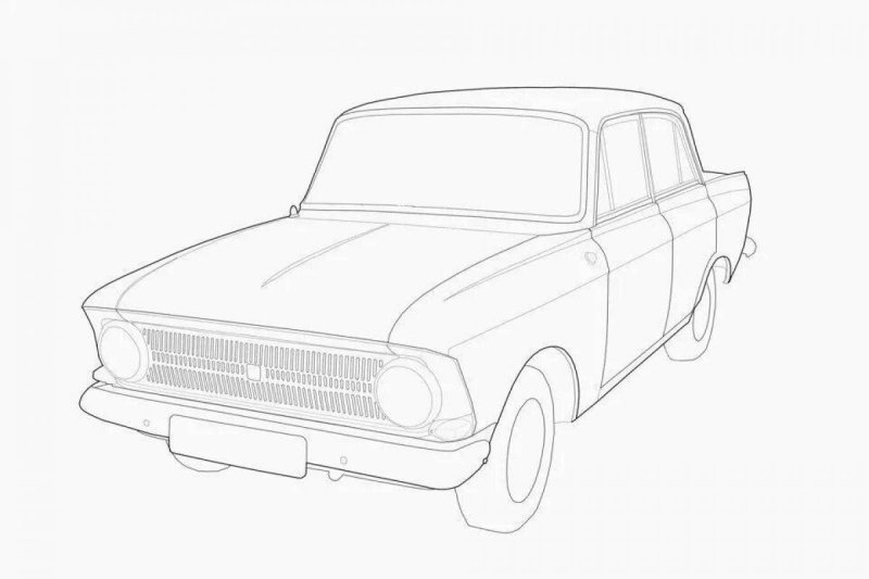 Рисунки Москвич 412 ИЖ
