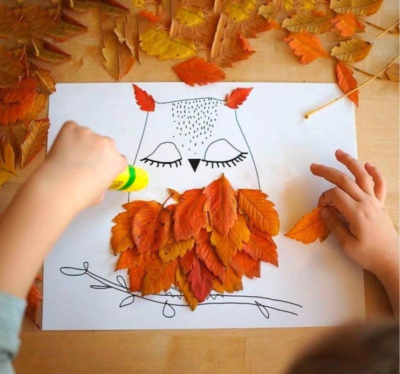 Поделки из листьев