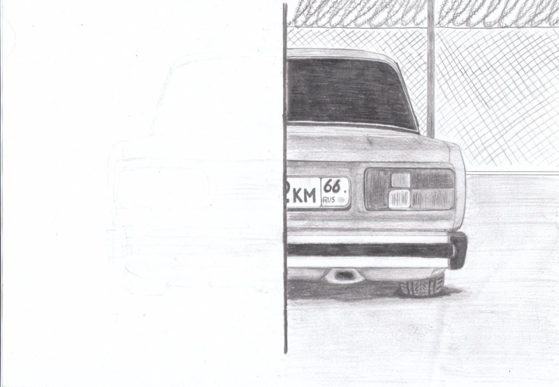 рисунки ваз 2107