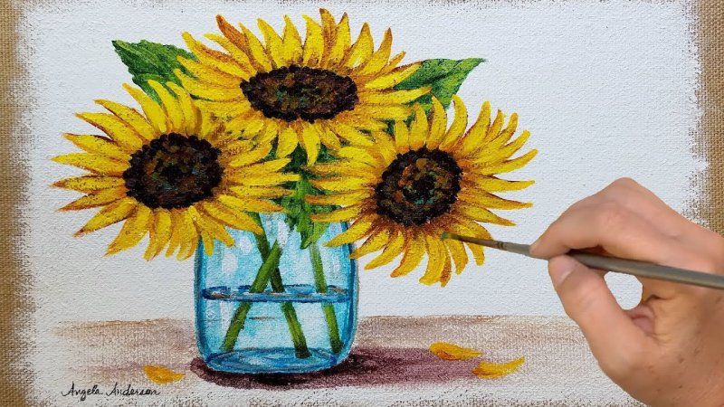 Подсолнух рисунок