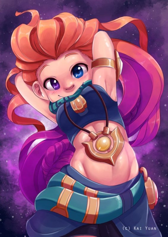 League of Legends Зои +18