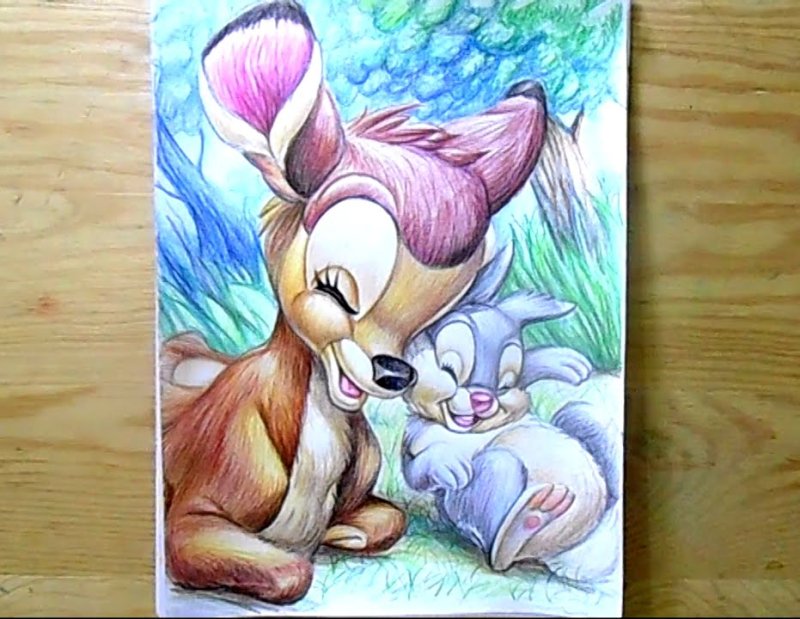 Рисунки мультяшек