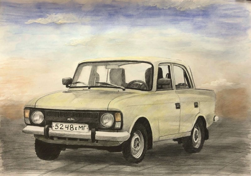 Рисунки Москвич 412 ИЖ