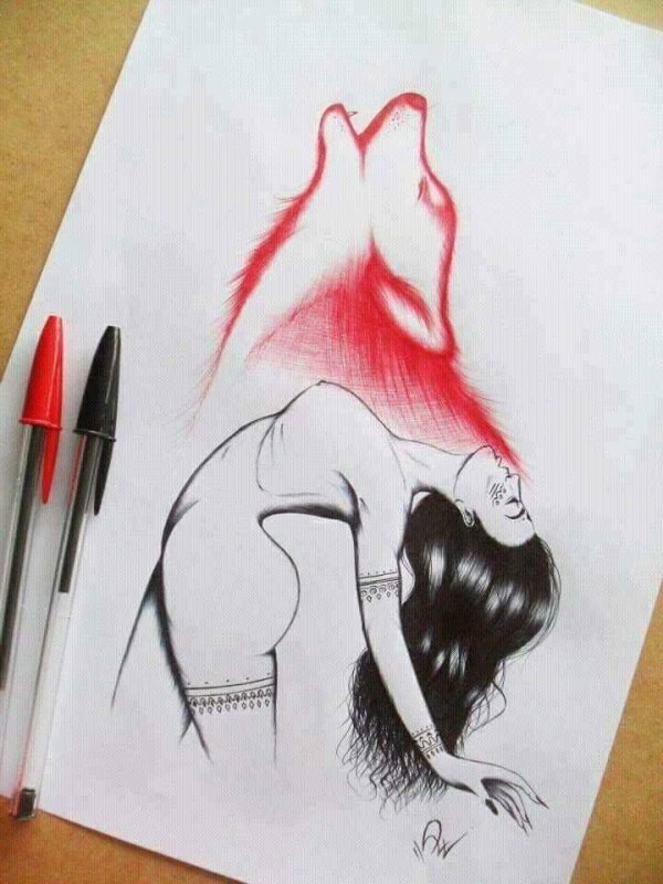 Необычные рисунки карандашом