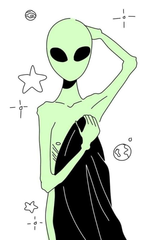 Инопланетянин рисунок