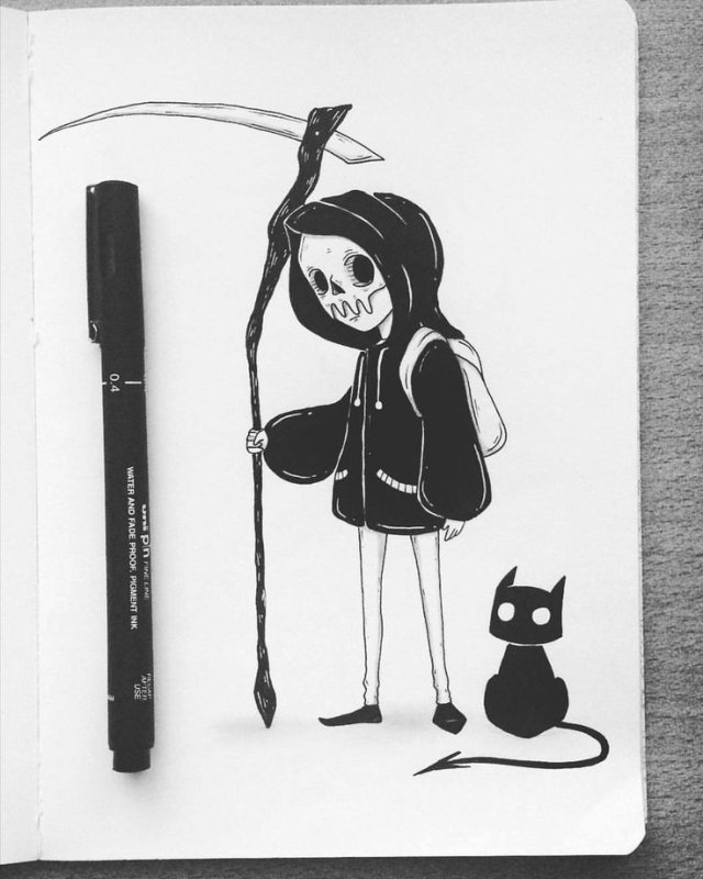 Маленькие рисунки для скетчбука