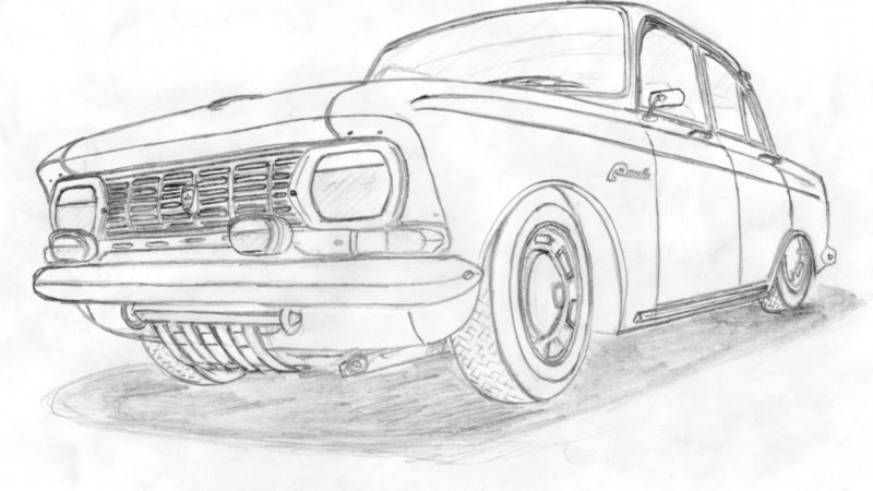 Москвич 412 рисунок