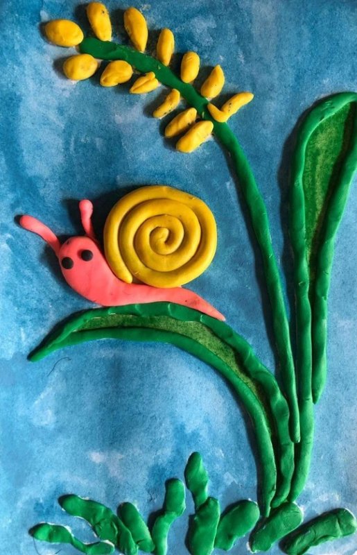 поделка из пластилина