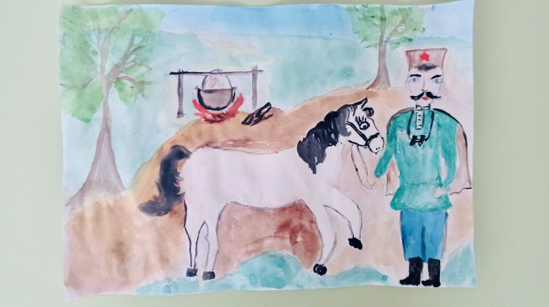 Чапаев Василий Иванович рисунок