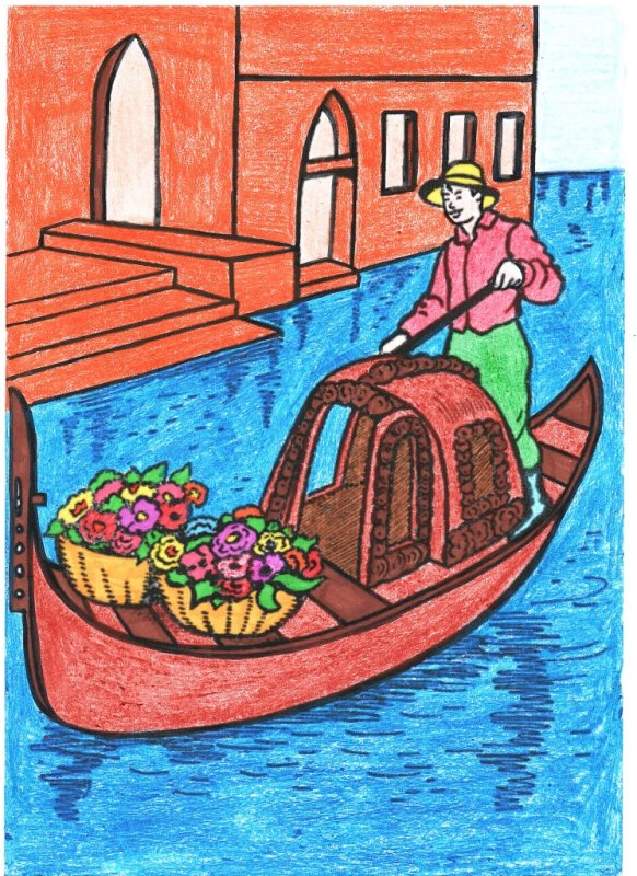 Венеция рисунок