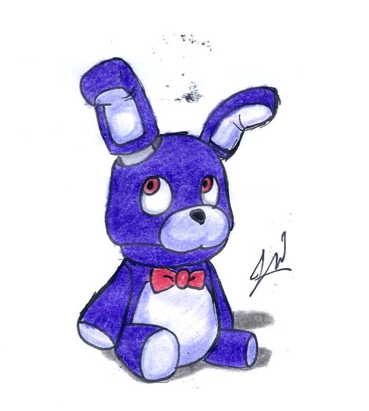 Как нарисовать Бонни из ФНАФ 1