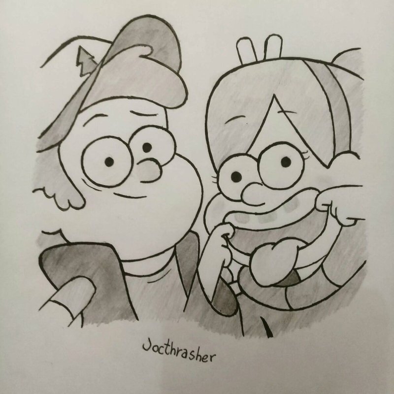 рисунки гравити фолз