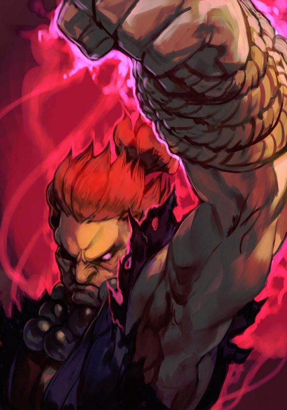 Street Fighter 1 Akuma