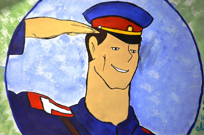 Полицейский рисунок