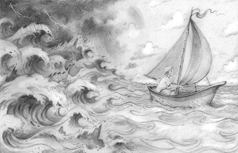 Море карандашом