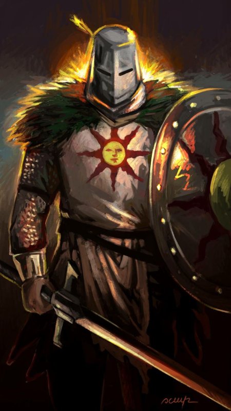 Солер из Асторы Dark Souls арт