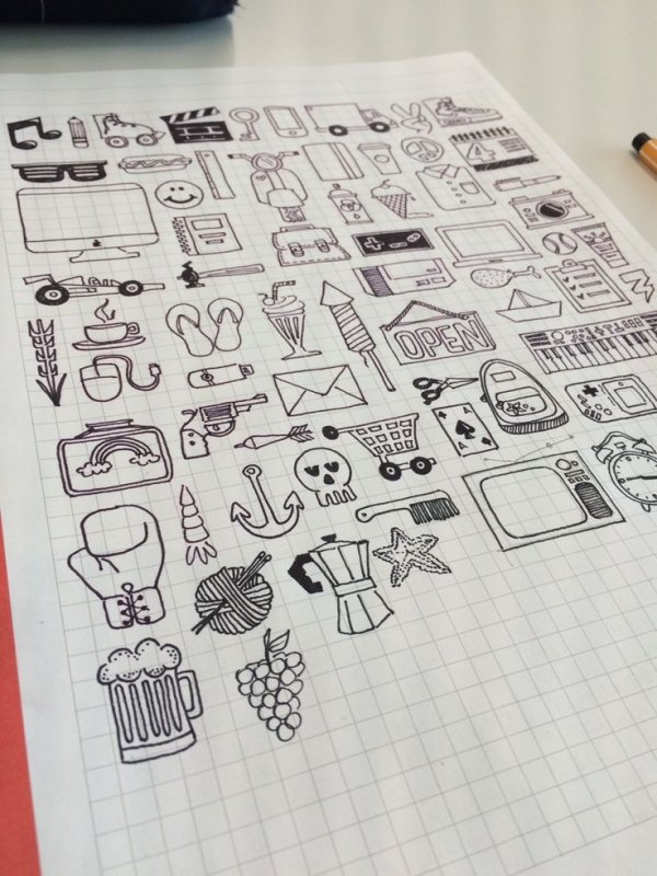 Маленькие рисунки для скетчбука