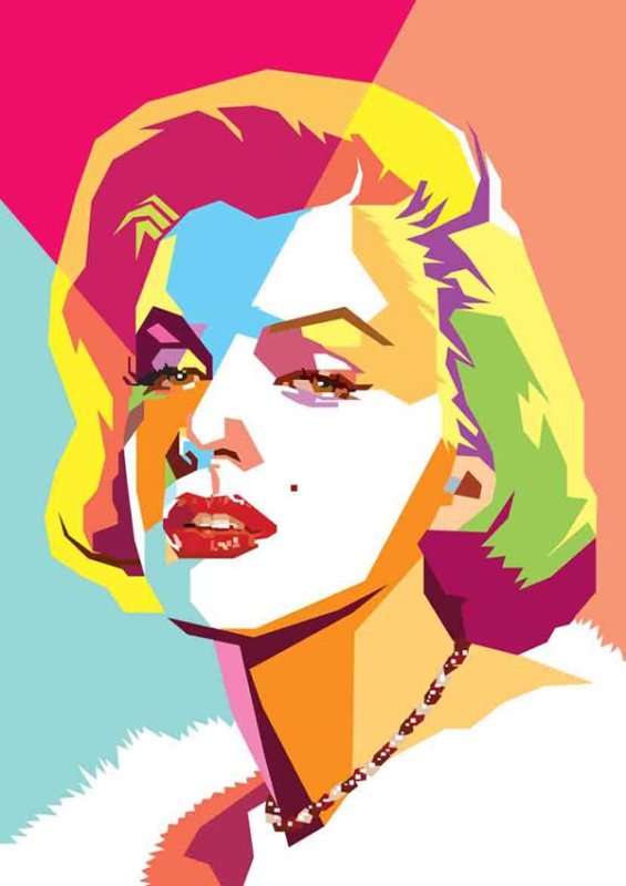 Портрет в стиле WPAP