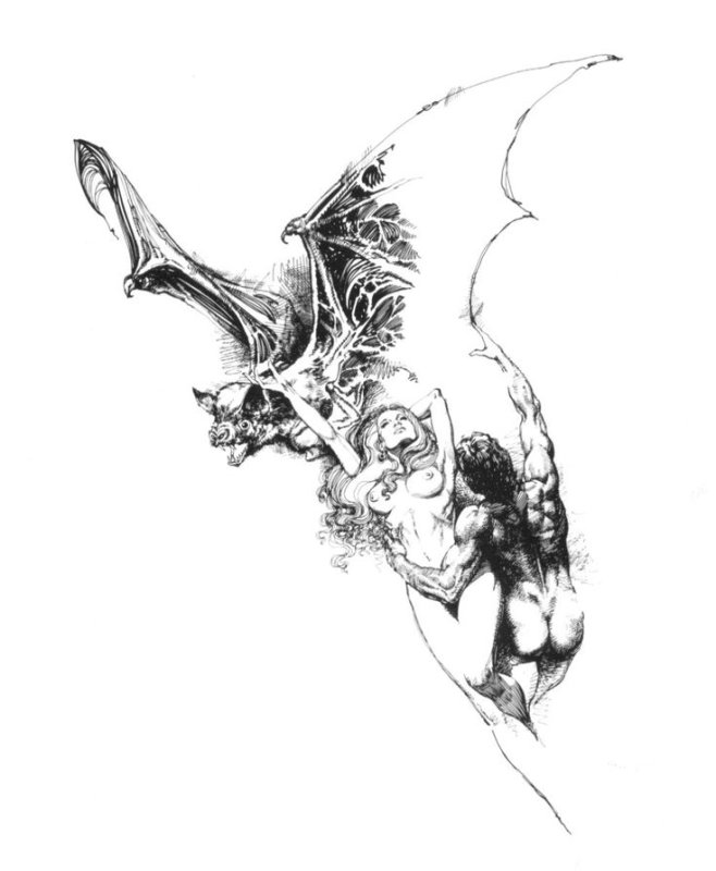 Борис Вальехо Наброски