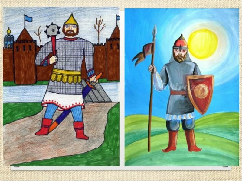 Древнерусский воин-защитник (богатырь)