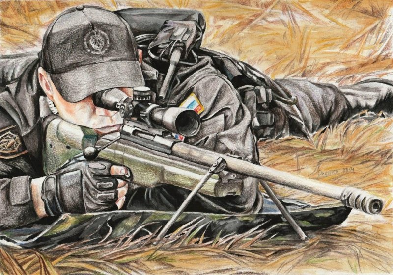Война рисунок карандашом