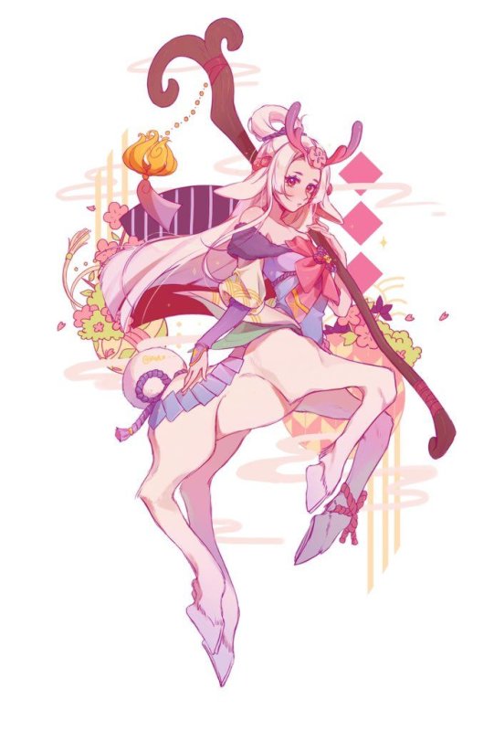 Lillia League of Legends арт