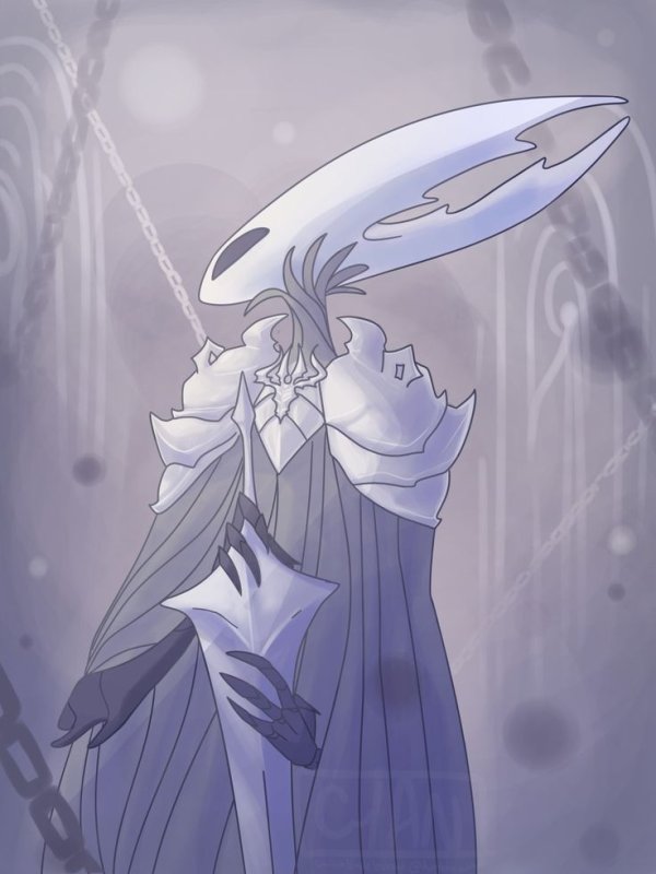 Чистый сосуд Hollow Knight арт