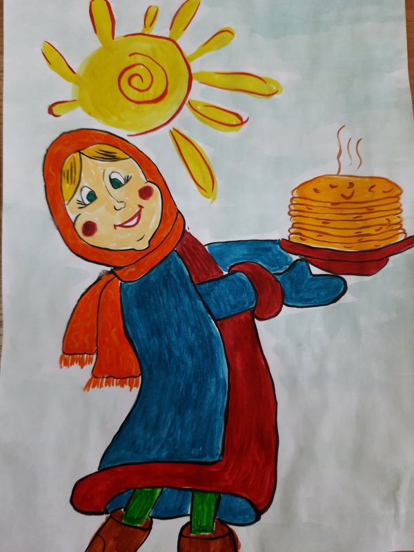 Рисование Масленица