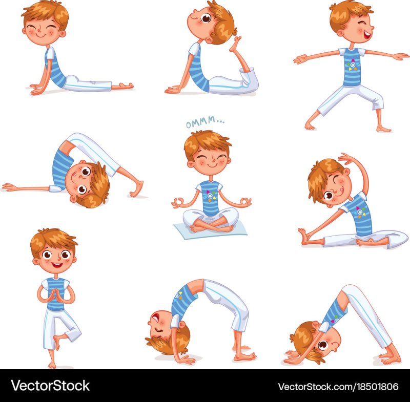 упражнения для йоги для детей