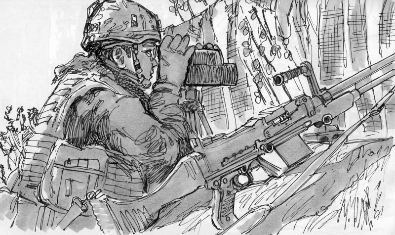 Война рисунок карандашом