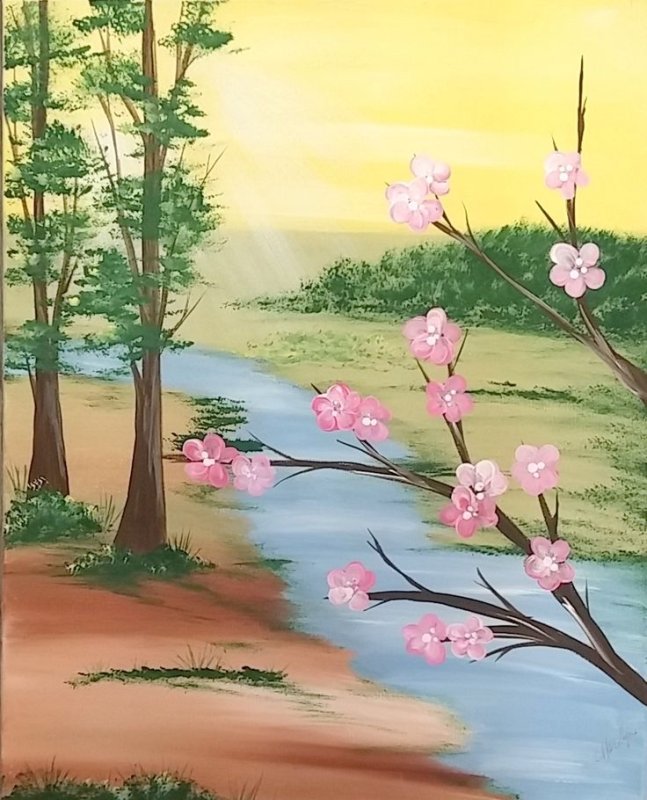 Пейзаж для рисования