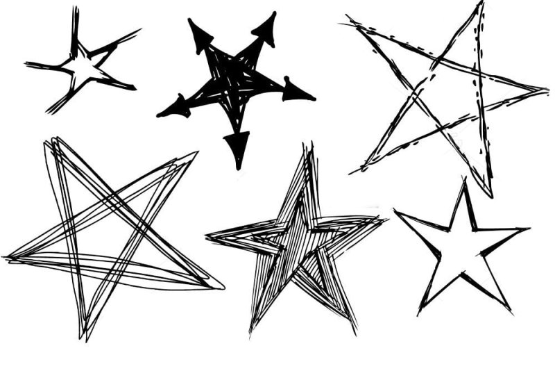 рисунки звезд