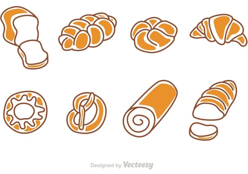 Булочка рисунок