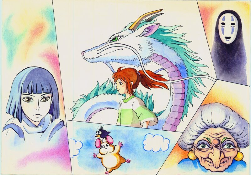 миядзаки дракон хаку