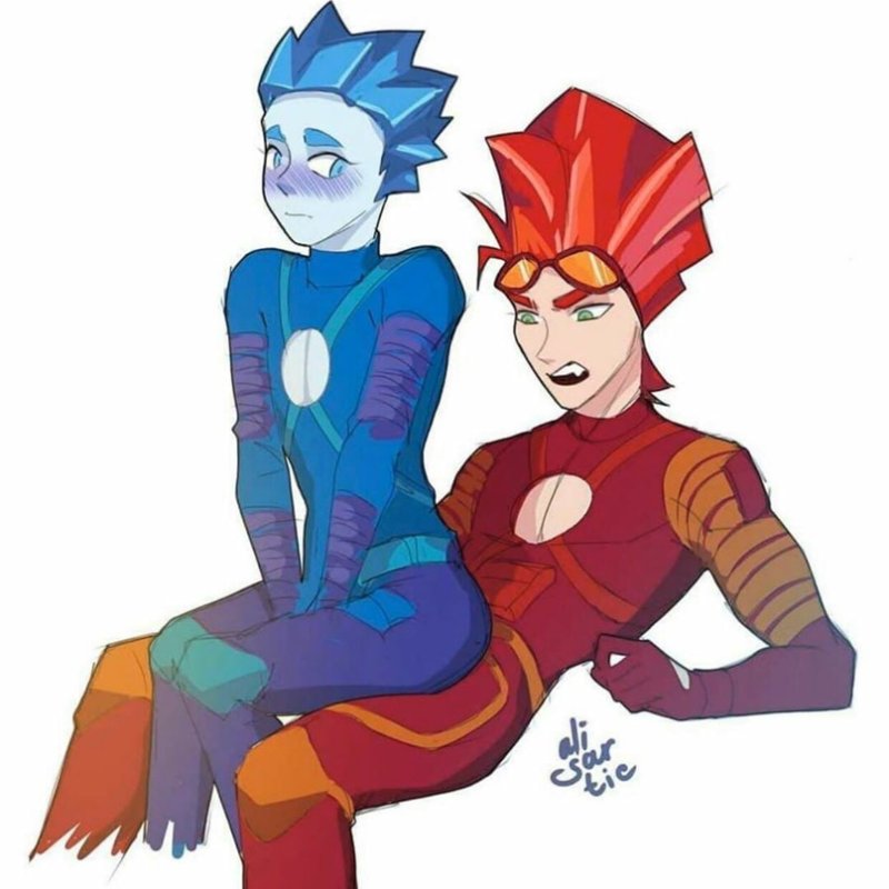 Фиксики шип 18 фаер и Симка